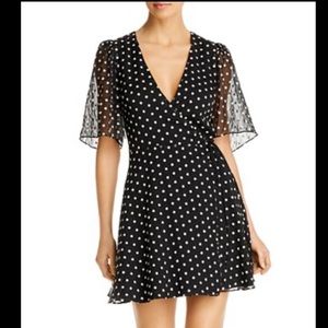 Alice + Olivia Sandra Angel Wrap Dress